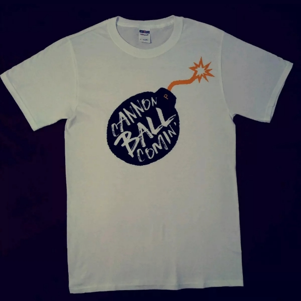 Pittsburgh Pirates Cannon Ball Comin' White SGA T
